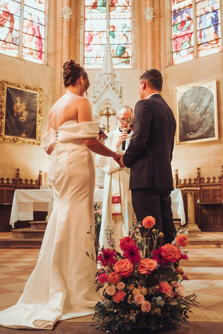 Mariage Pauline et Christophe, cérémonie fleurie